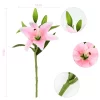 5Pcs White Lily - 38cm Artificial Flowers for Wedding & Home Decoration 6