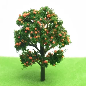 Plastic Fruit Tree for Miniature Scenery 1