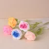 Hand-Knitted Crochet Rose Tulips & Daisy Bouquet for Wedding & Home Decor 3