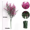 Plastic Lavender Bouquet - Artificial Flowers for Wedding & Photography 6