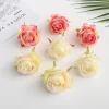 2/10PCS Silk Rose Flower Heads – DIY Artificial Flowers for Wedding, Home 2