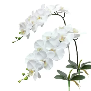 69cm Real Touch Faux Orchid Stems for Wedding & Home Floral Arrangements 1