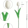 5/7/9/11/13 Bundles Real Touch Artificial Tulips for Home & Wedding Decor 6