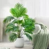 Artificial Palm Tree with Plastic Leaf Branches 4