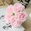 Peony Artificial Silk Flowers - Wedding Bouquet & Home Decoration 6