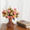 Silk Rose Bouquet – Faux Flowers for Home, Wedding & DIY 4