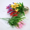 21-Head Tulip Bouquet – Artificial Lavender Tulips 2