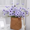 5 Heads Artificial Daisy Bouquet for Wedding Party Garden Vase Decoration 4