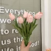 Real Touch Tulip Imitation Flower Bouquet for Bedroom Wedding Floral Decor 6