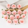 100PCS Artificial Flowers DIY Candy Box Cake Wreath Wedding Party Decor 6