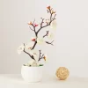 30CM Artificial Cherry Plum Blossom Silk Tree for Wedding Party Home Decor 5