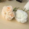 Peony Artificial Silk Flowers - Wedding Bouquet & Home Decoration 4