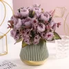 Mini Peony Artificial Flower Bouquet – Elegant Centerpiece for Wedding & Table Display 5