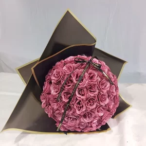 Valentine DIY Bouquet 50pcs 7cm Rose Head Glitter Artificial Flower Roses for Eternal Love Gift 1