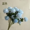 3-Head Peony Bouquet - Artificial Roses for Wedding & Home Decoration 4