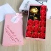 Gold Foil Soap Rose Gift Box for Romance & Luxury 2