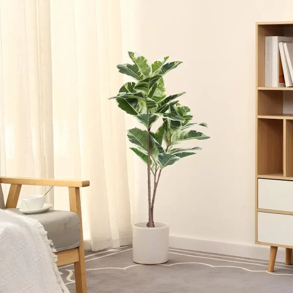 Artificial Rubber Tree Plant 1