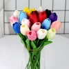 5/10PCS PE Foam Tulip Artificial Bouquet for Home Wedding Party Decor 2