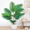 Artificial Palm Tree with Plastic Leaf Branches 6