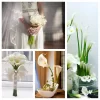 6pcs Calla Lily - Artificial Flowers for Wedding, Party & Home Decoration 6