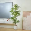 Large Artificial Palm Tree with Nandina Leaves 4