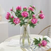 2-Head Simulated Peony for Luxury Home & Wedding Styling 2