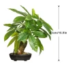43cm Artificial Monstera Tree Potted Fake Tropical Money Plants 6