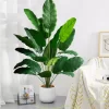 Artificial Tropical Palm Tree with Strelitzia Leaves 6