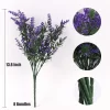 35CM 7-Fork Artificial Lavender for Home & Outdoor Decoration 2