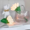 5/10PCS LED Tulip Night Light Bouquet Artificial Flowers for Wedding Home Decor 6