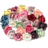 10/20Pcs 3.5CM Silk Rose Heads for DIY Garland & Wedding Decor 3