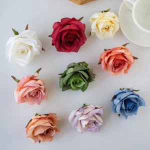 10PCS Silk Rose for Wedding & Garden Party Centerpieces 1