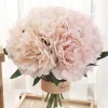 5PCS Big Hydrangea Peony Artificial Flowers 3