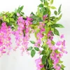 2Pcs Wisteria Hanging Vine for Wedding Arch & Garden Decor 4