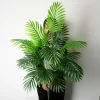 90-180cm Fake Palm Tree with Monstera Leaves 4