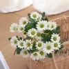 Autumn Silk Daisy Bouquet for Home, Vase & Christmas Decorations 3