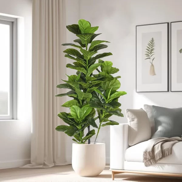 3.9FT Tropical Artificial Ficus Plants Branches 1