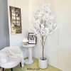 100-220cm Artificial White Cherry Tree Plant 5