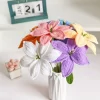 Hand-knitted Lily Bouquet for Mother's Day & Valentine's Gift 4