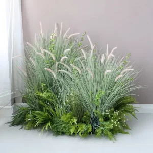 7-Head Artificial Reed Bouquet for Home 1