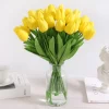 10Pcs Real Touch Tulip Artificial Flowers for Wedding & Vase Decor 2