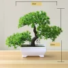 Artificial Bonsai with Grass & Flowers for Parties 3