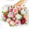 100PCS Artificial Flowers DIY Candy Box Cake Wreath Wedding Party Decor 2