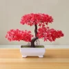 Colorful Bonsai with Flowers for Christmas Decor 5