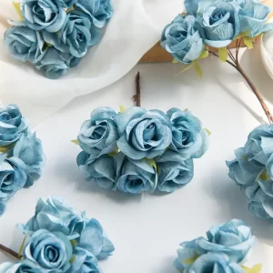 6PCS Silk Rose Artificial Flowers 1