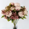 Silk Peony Bouquet for Wedding & Home Interior Decorations 4