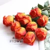 Grilled Silk Rose Bouquet – Elegant Faux Floral Gift 5