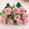 10 Heads Artificial Rose Bouquet 6