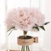 5PCS Big Hydrangea Peony Artificial Flowers 2