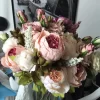 13 Heads Peony Bouquet for Timeless Wedding Beauty 4